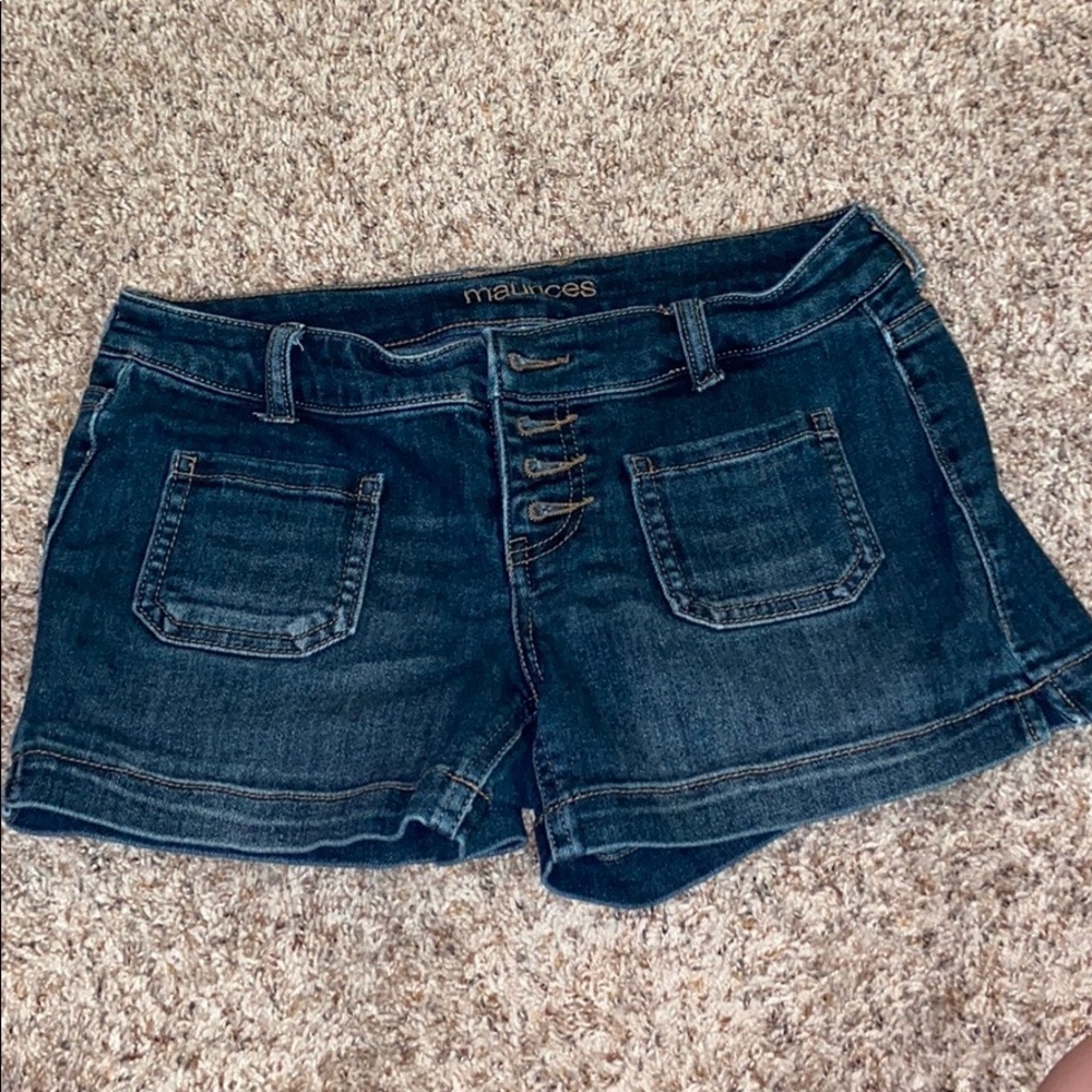 low rise maurices shorts